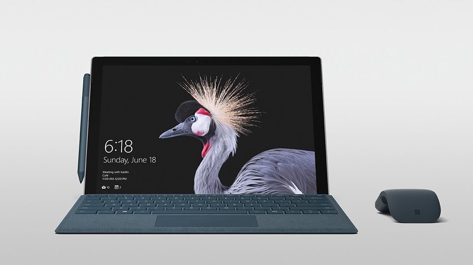 La société Microsoft a introduit un ordinateur portable The New Surface Pro