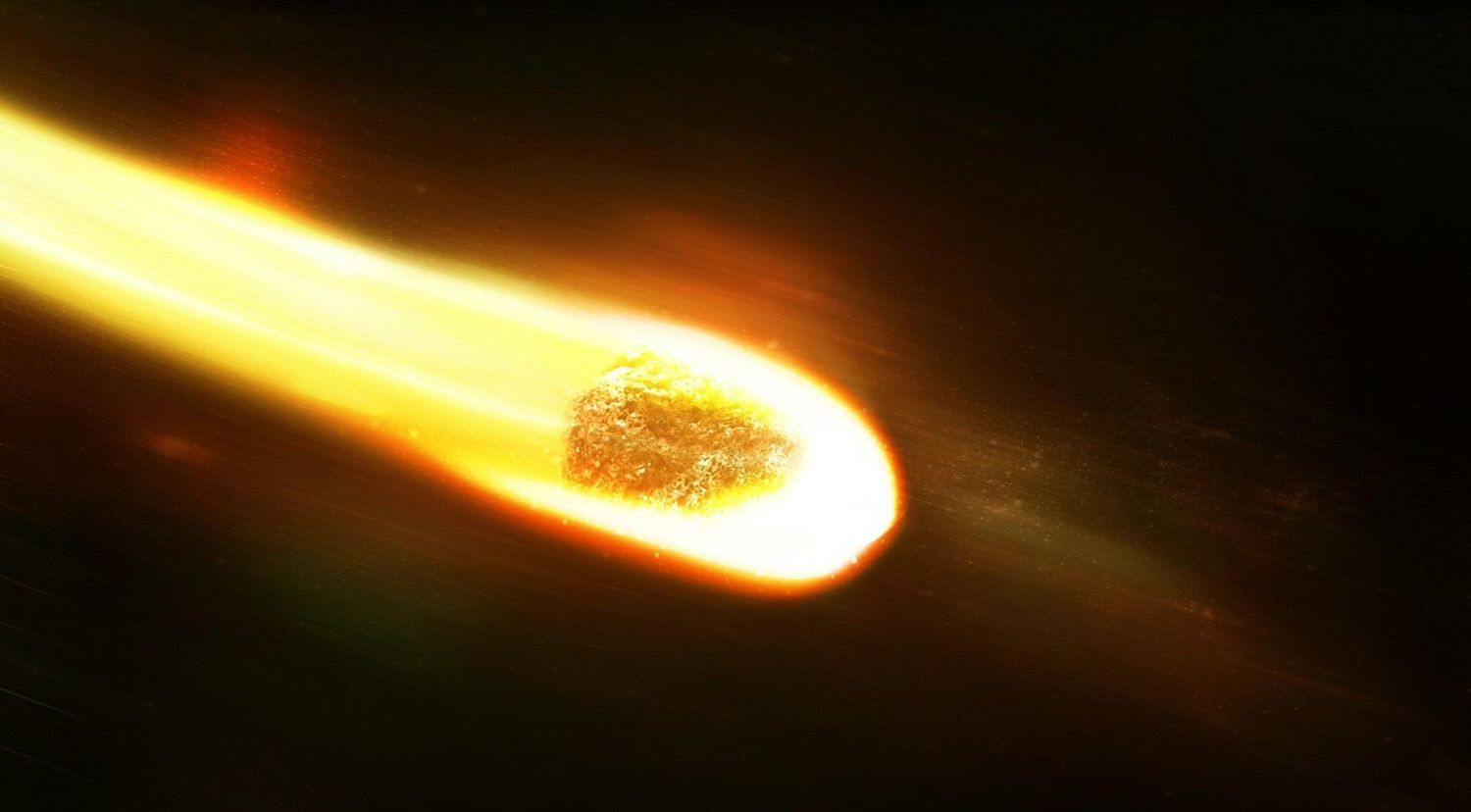 #视频的一天|美国航天局创造了一个模拟的行为的陨石在地球的大气层
