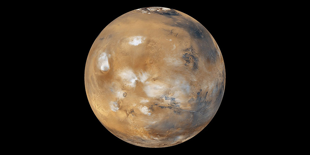 Sur Mars sont puissants, mais à court terme d'une tempête de neige
