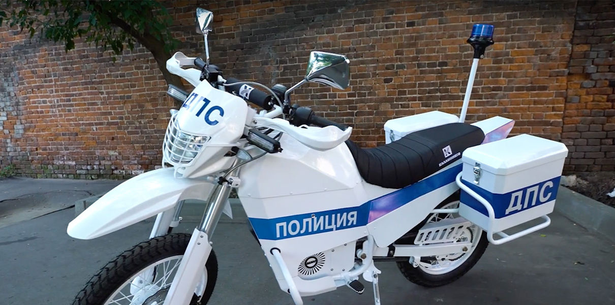 Le consortium «Kalachnikov» a créé электробайк pour la police