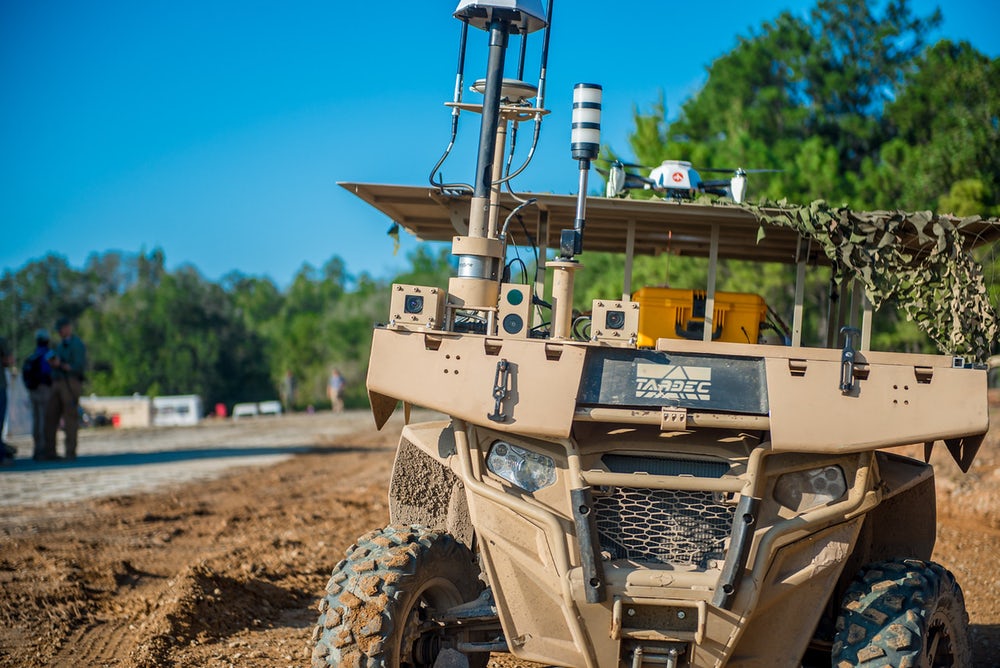 Wojskowe USA przeprowadziły wspólne ćwiczenia dronów i robotów