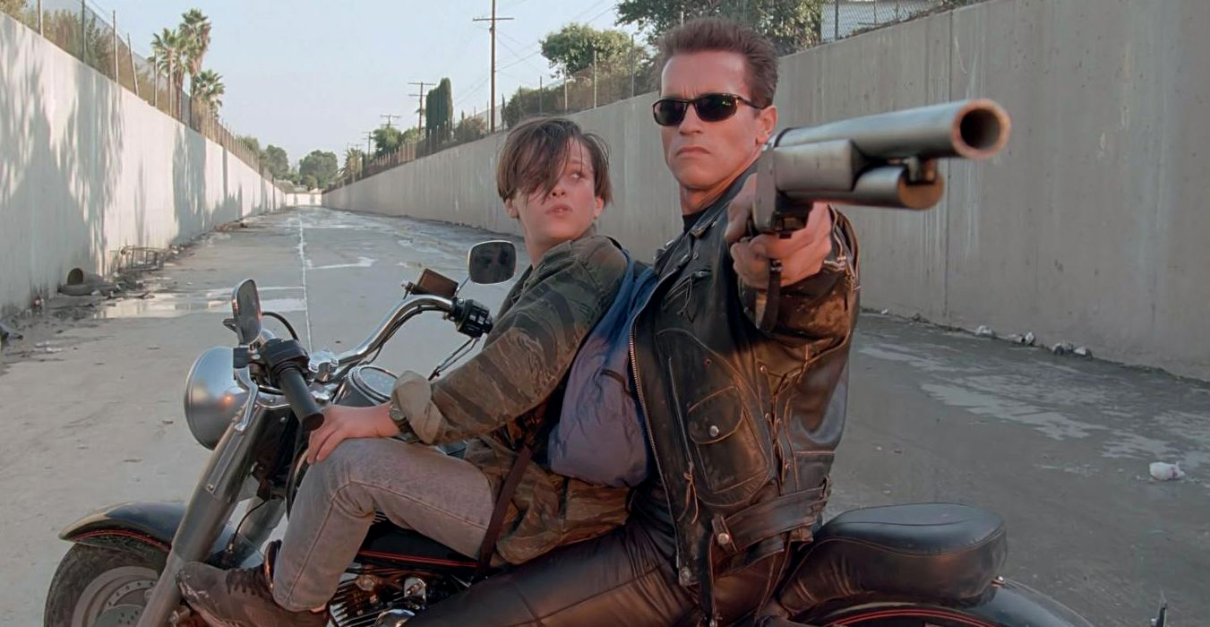 Linda Hamilton und Arnold Schwarzenegger wieder in der Fortsetzung «Terminator 2: judgment Day»