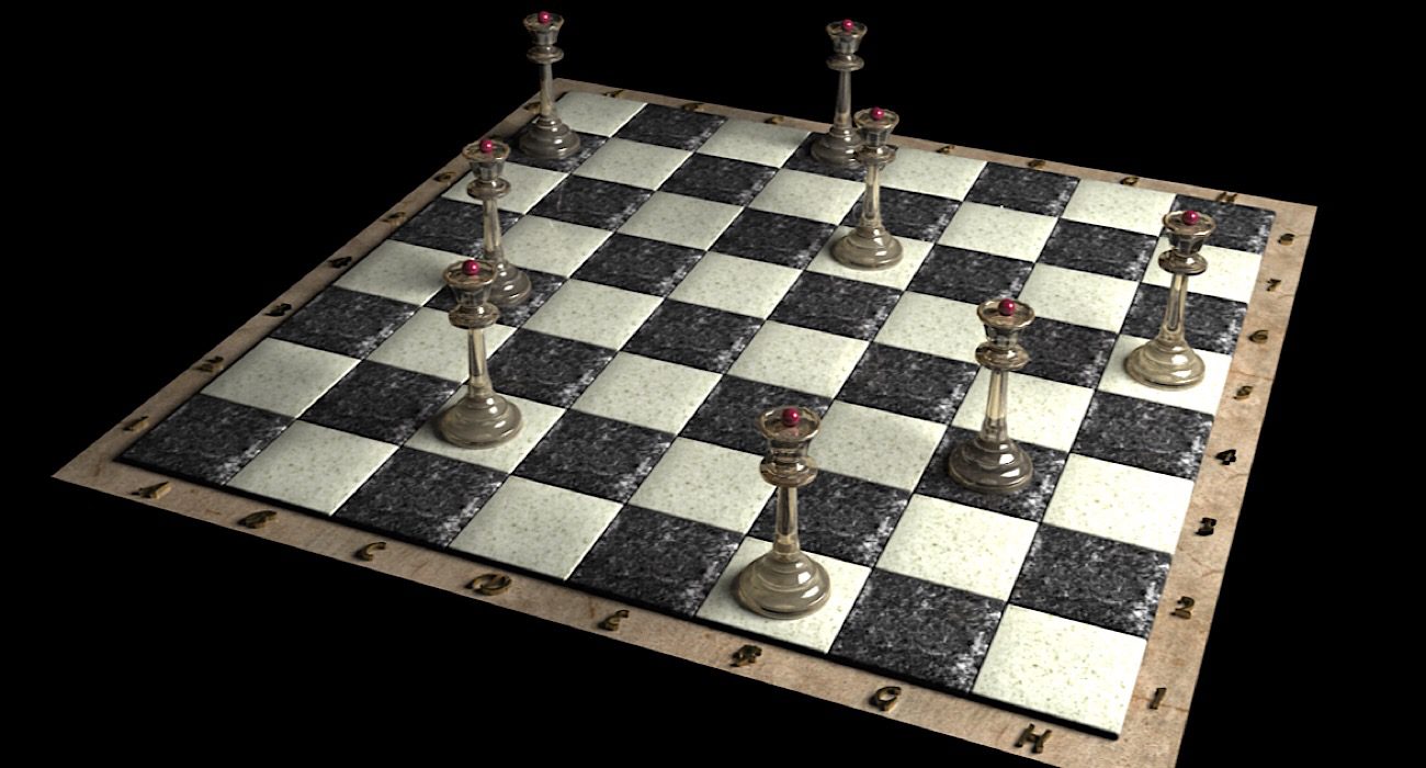 Tabuleiro de xadrez, a tarefa custo de um milhão de dólares