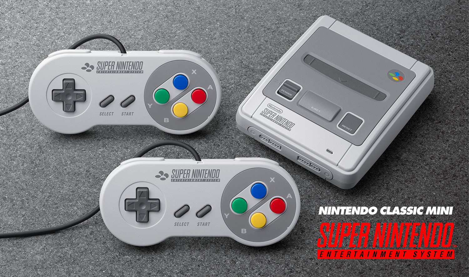 Aperçu de la console de jeu Nintendo Classic Mini: SNES