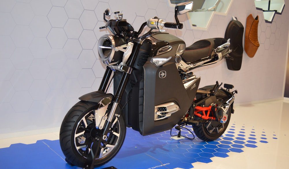 A empresa de taiwan apresentou mais compacto электромотоцикл