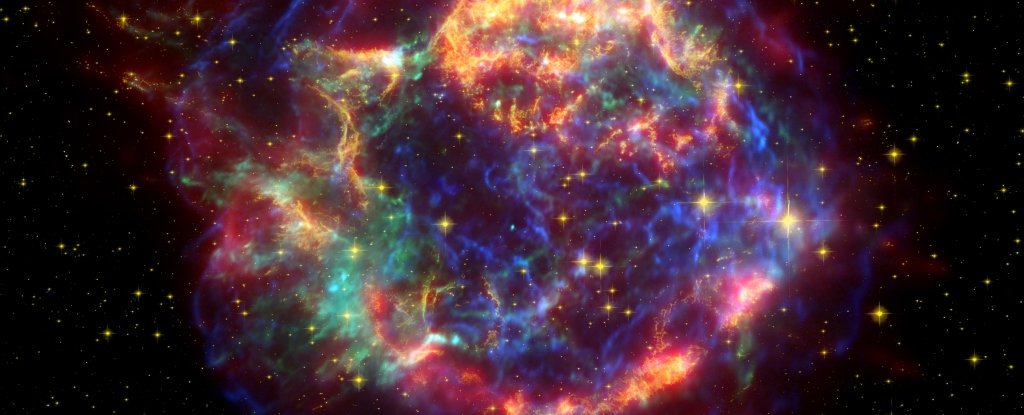 Foi identificado um extremamente incomum supernova, взорвавшаяся duas vezes