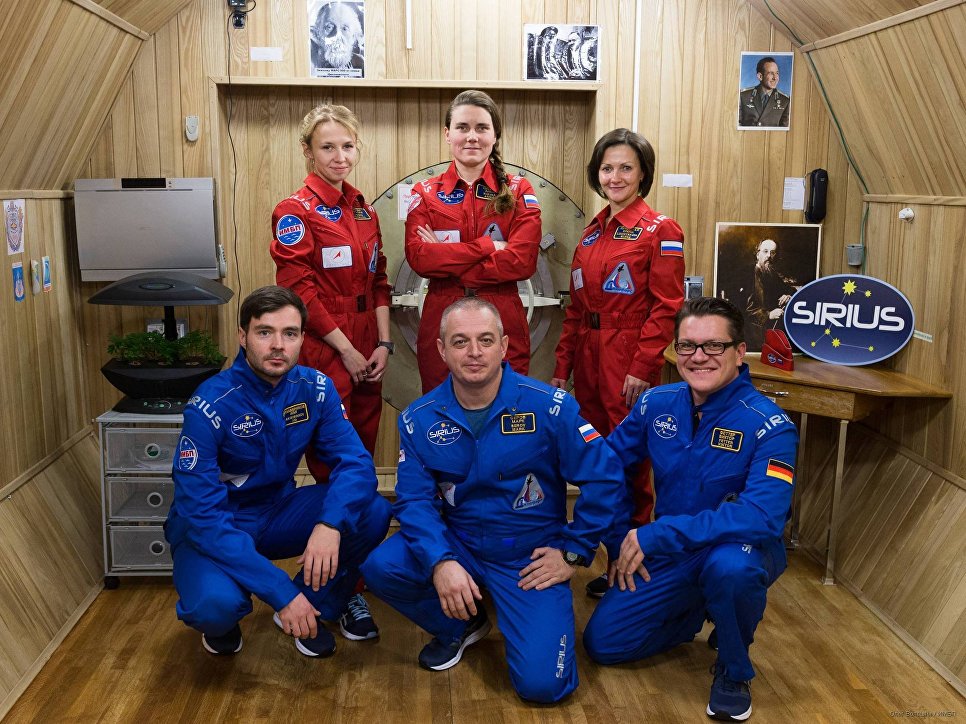 Les participants lunaire de l'expérience de SIRIUS, dans 17 jours et le retour à la Terre»