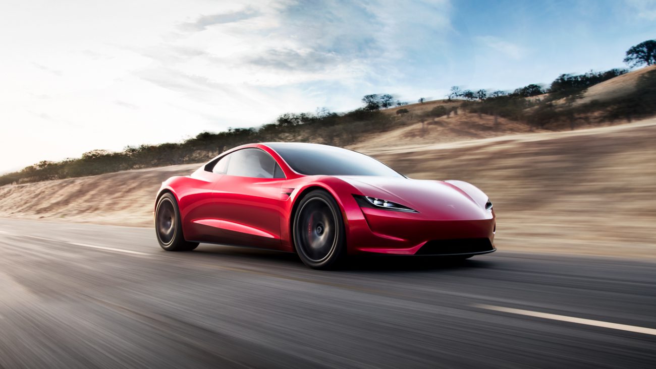 A venda do novo carro esportivo Tesla convertible começar em 2020