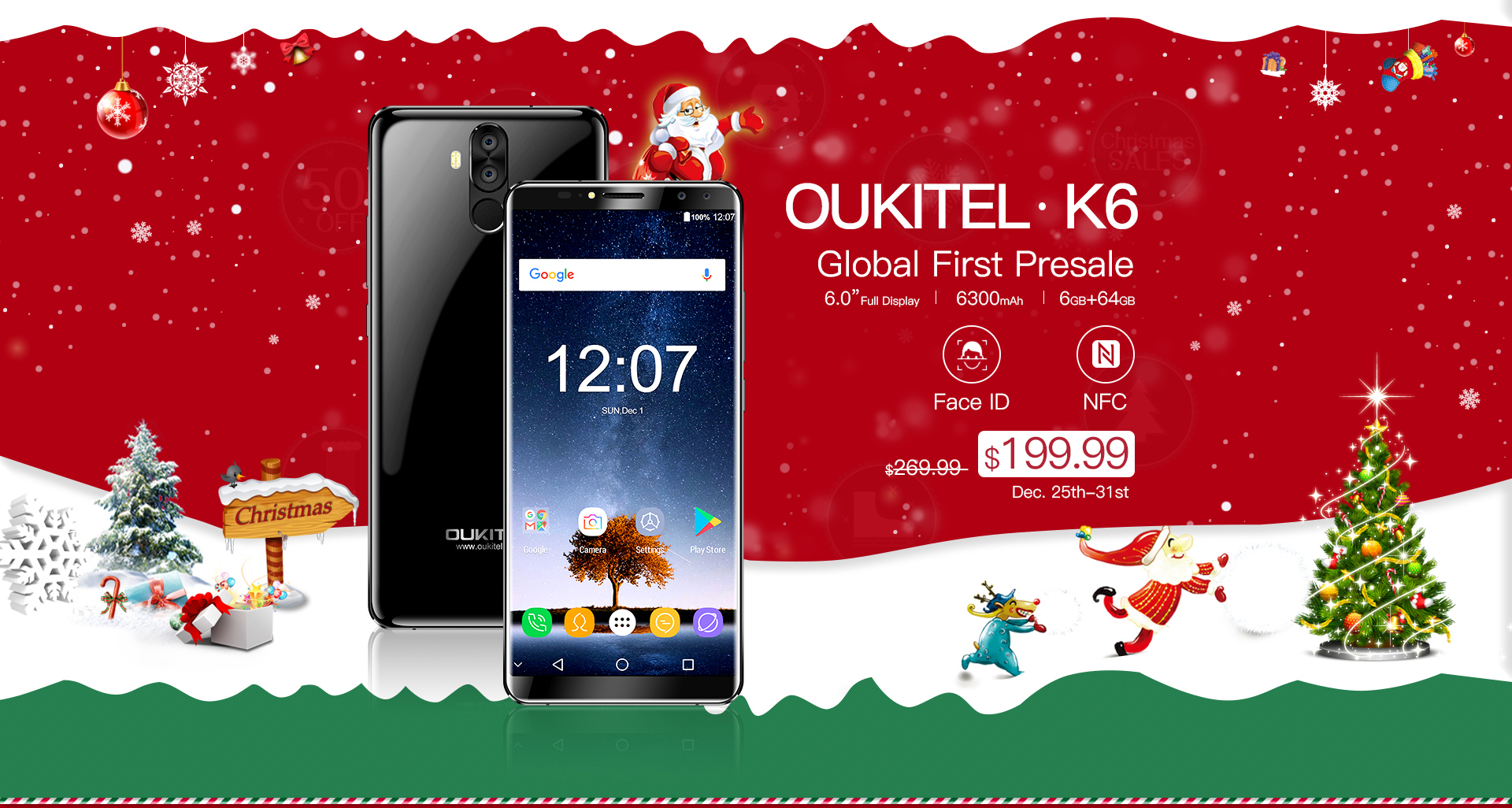 OUKITEL K6开始销售，在特殊的价格