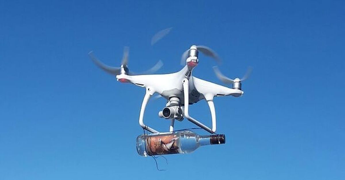 Drank, steer a drone — in jail!