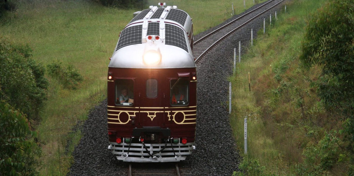アイントラハト-フランクフルトの電車に太陽光エネルギー