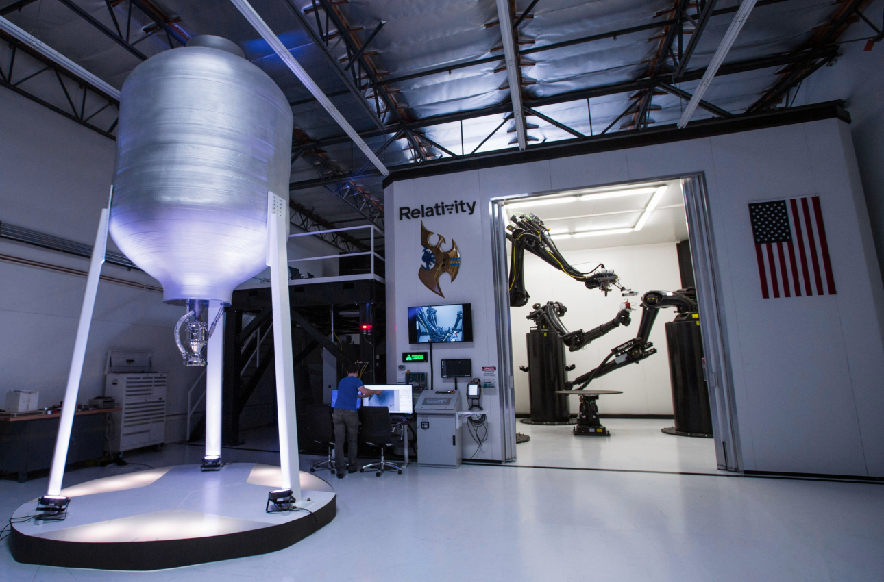 Relativity Space: unsere Rakete — höchster Detail, gedruckt auf einem 3D Drucker