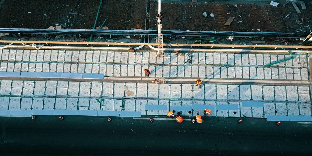 中国にかけストリームの道路建設の太陽光パネル