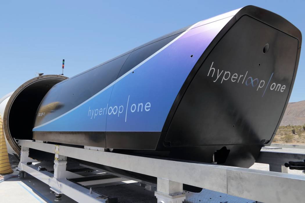 Testfahrer Virgin Hyperloop One löste sich die Kapsel bis zu 387 km/h