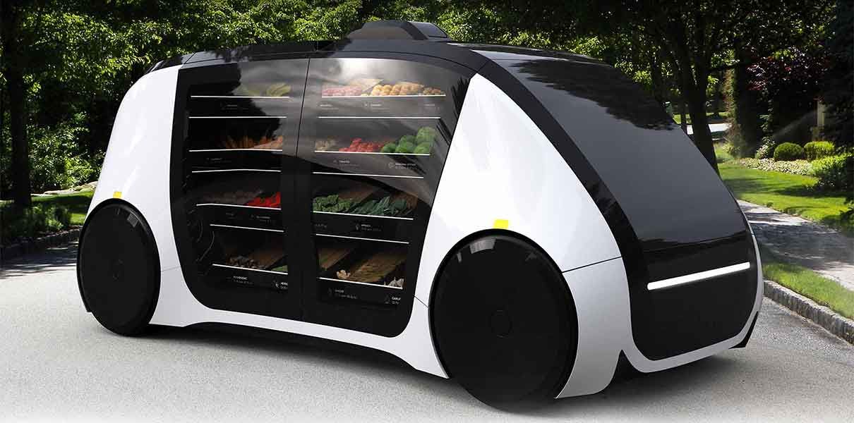 Robomat — unmanned mobile shop on wheels