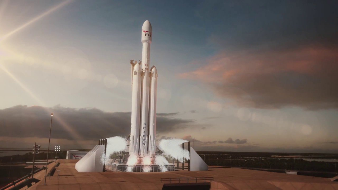 #vídeo | SpaceX publicou a animação 3D do próximo lançamento da Falcon Heavy