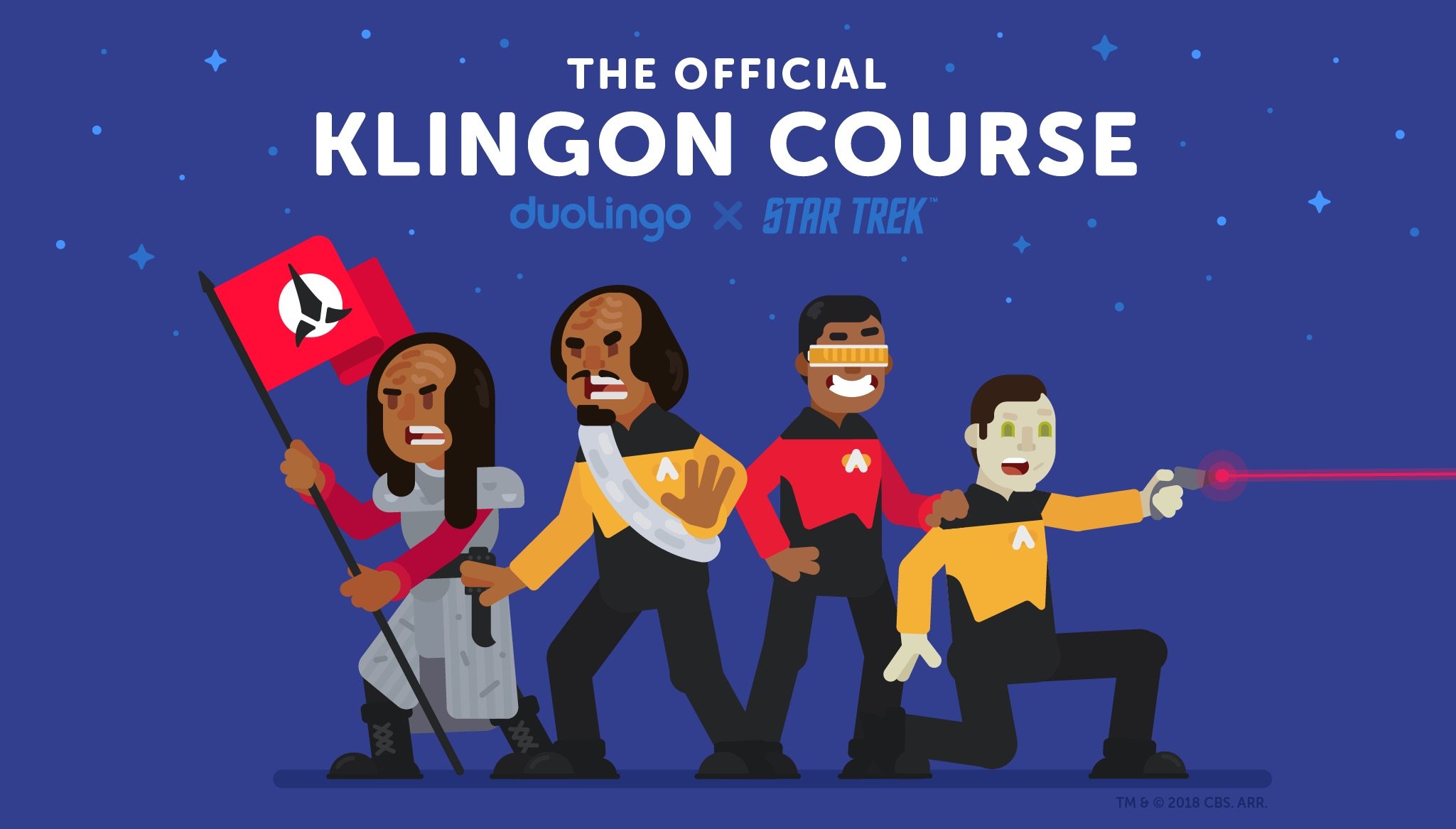 Öğrenmek klingon dili, Star Trek şimdi herkes olabilir