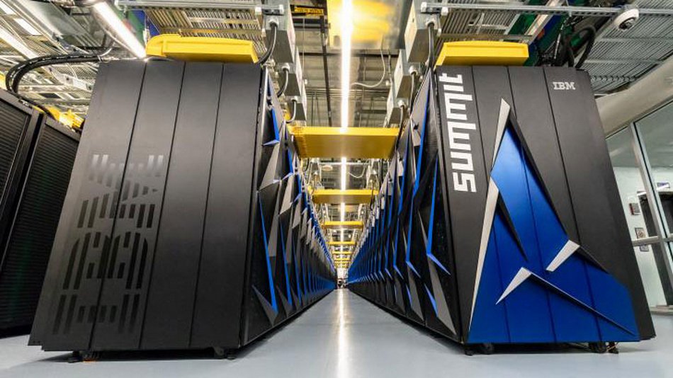 在美国表示最强大的超级计算机的世界