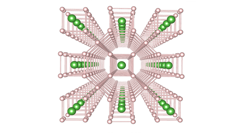 La connexion de lanthane et de l'hydrogène, qui a battu le record de la supraconductivité