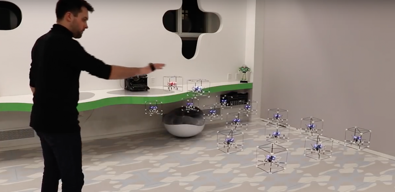 #vidéo | Création de la «physique» des graphismes 3D à l'aide des drones