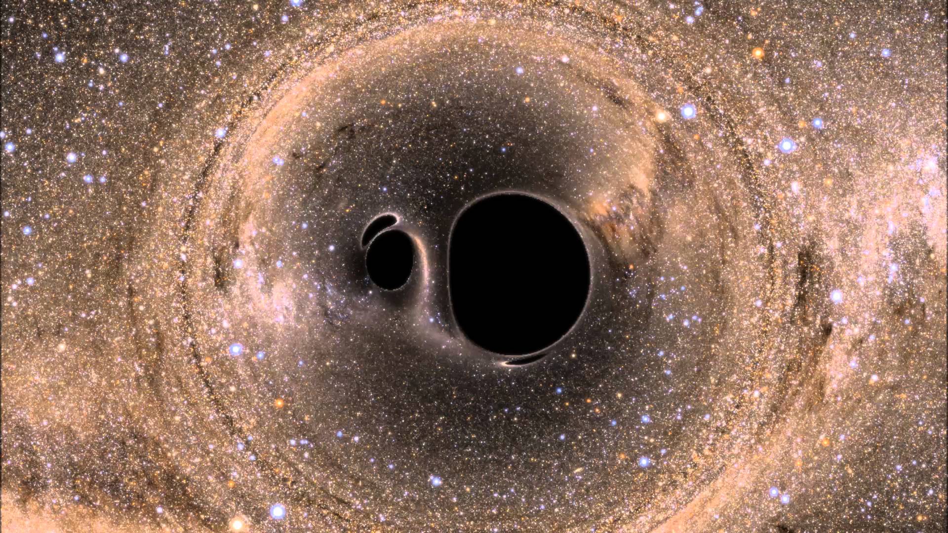 Les ondes gravitationnelles peuvent faire la lumière sur la matière noire