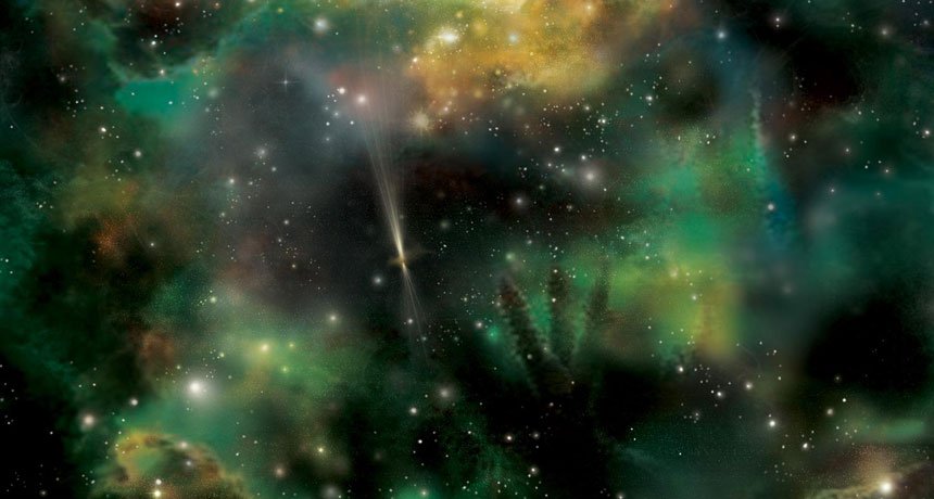 Астрономдар өлшенген, қанша жарық излучили жұлдыз бүкіл Ғаламның