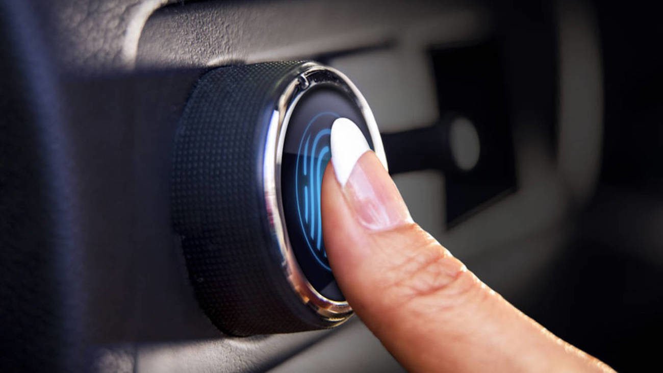 Autos Hyundai gestartet werden kann mit Hilfe des Fingerabdrucks