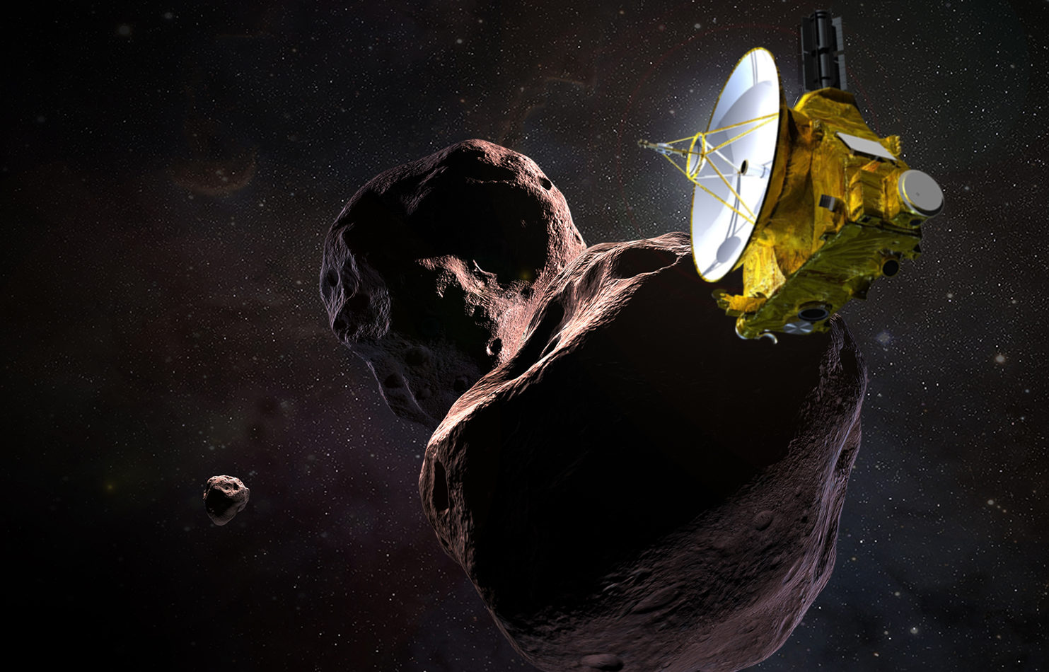Тематичненько: eisige Objekt, das fanden wir für Pluto, Schneemann erinnert