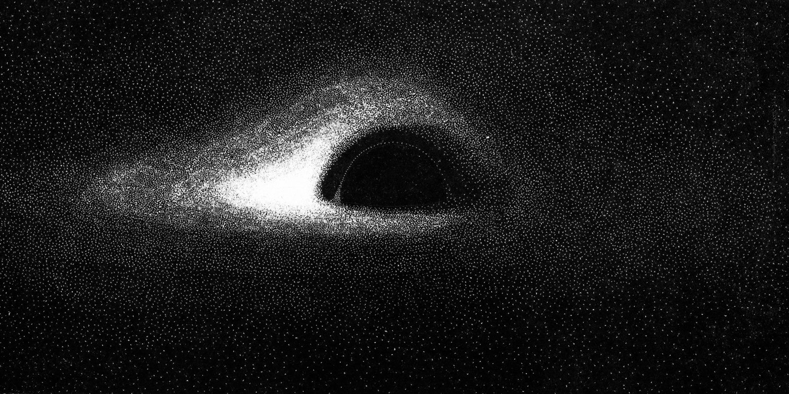 の噴火により、ブラックホールがちょっと光