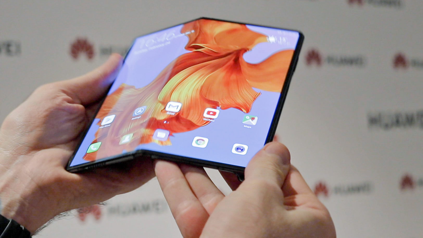 Plegable smartphone Mate X de Huawei: más delgado que el competidor del Galaxy Fold