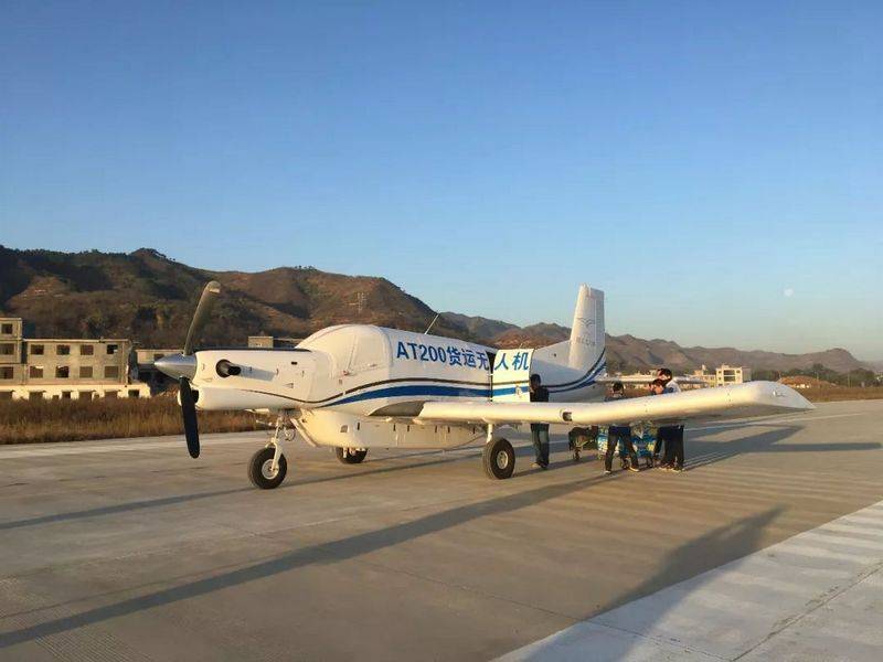 中国の生産が始められた無人航空機貨物
