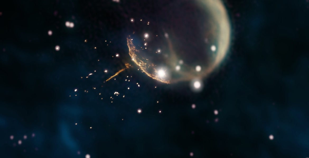 天体物理学家们发现了最快的一个星在我们的银河系