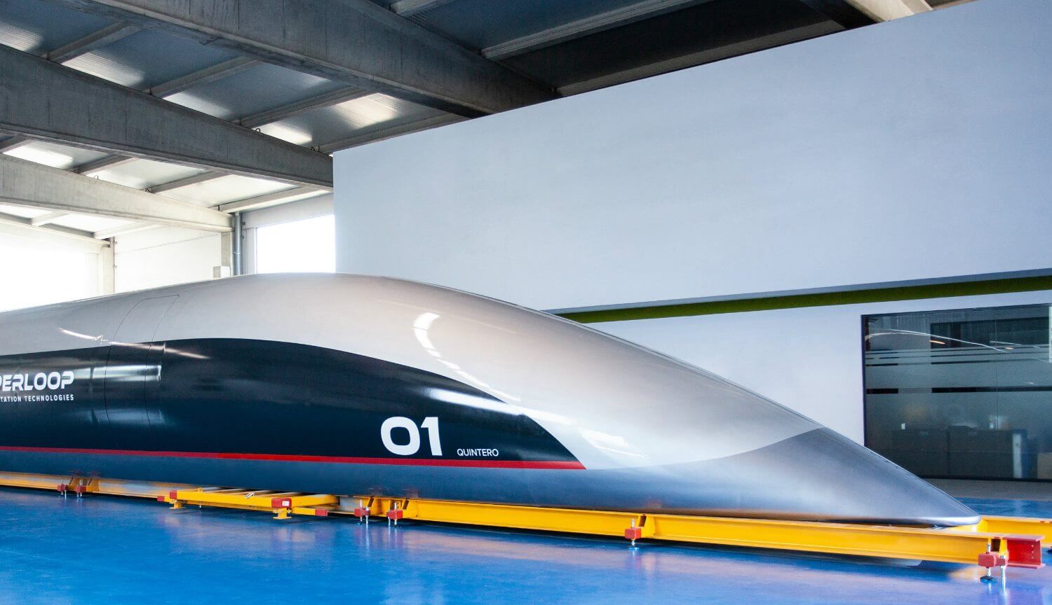 Passageiros cápsula Hyperloop estabeleceu um novo recorde de velocidade