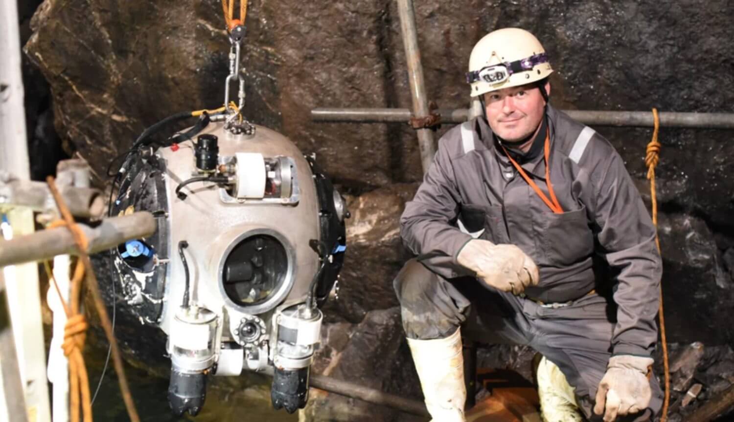 Avrupa'da 30 000 sular altında maden hazine. Avlarını ilgilenecek bir sualtı robot
