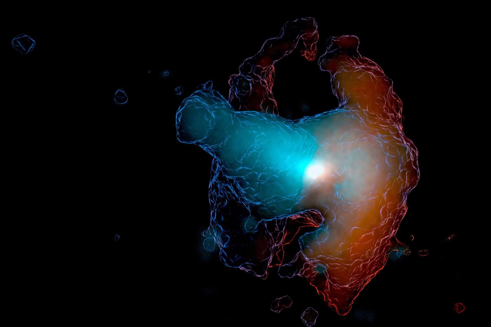 #فيديو | الفيزياء الفلكية اكتشاف المجرة الرياح في مجرة بعيدة ، 
