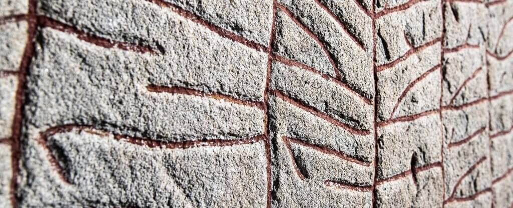 의 증거를 극단적인 기후 변화에서 발견되었다는 고대의 룬 바이킹