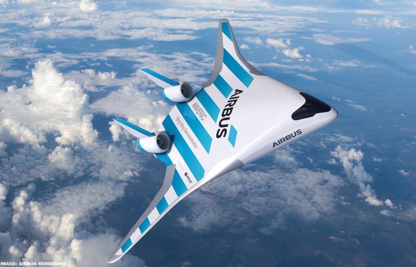 Airbus presentó el avión de pasajeros el futuro, como un barco de 