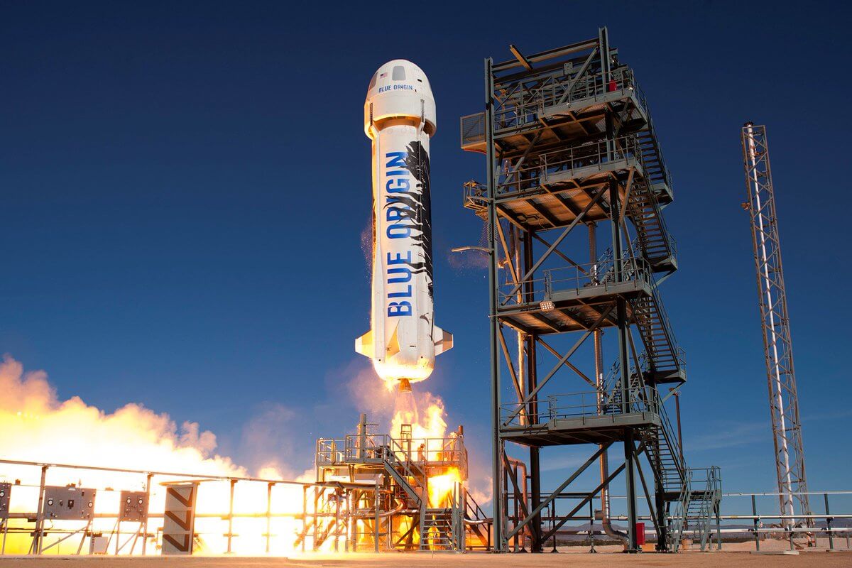 A Blue Origin, quer lançar seu foguete durante a pandemia de COVID-19. Qual é o perigo?