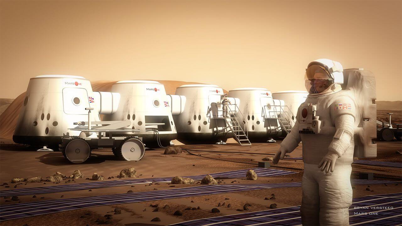 Onde em Marte podem viver as pessoas?