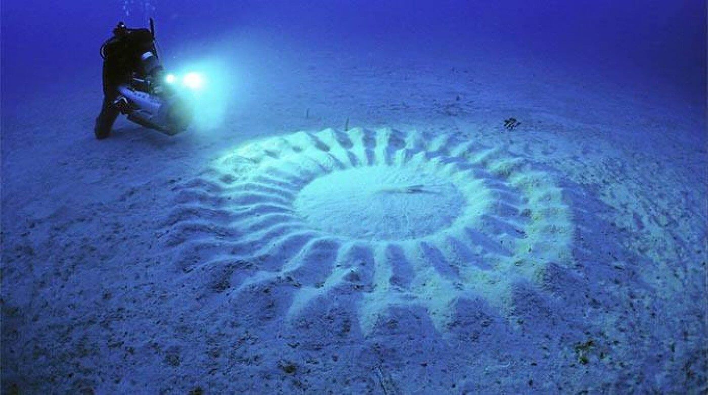 Auf dem Meeresboden gibt es eine geheimnisvolle Kreise: was ist das?