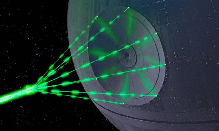 The researchers created and tested a laser that is 10 times more powerful than normal