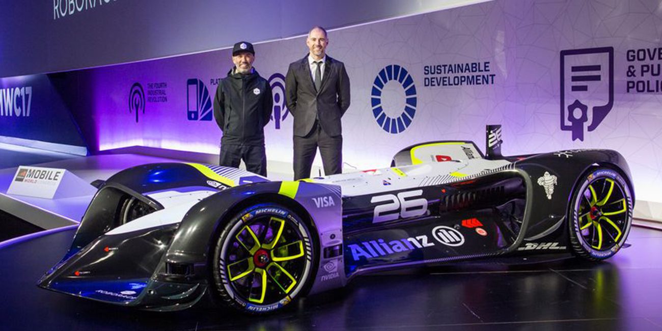 The company Roborace showed his unmanned car