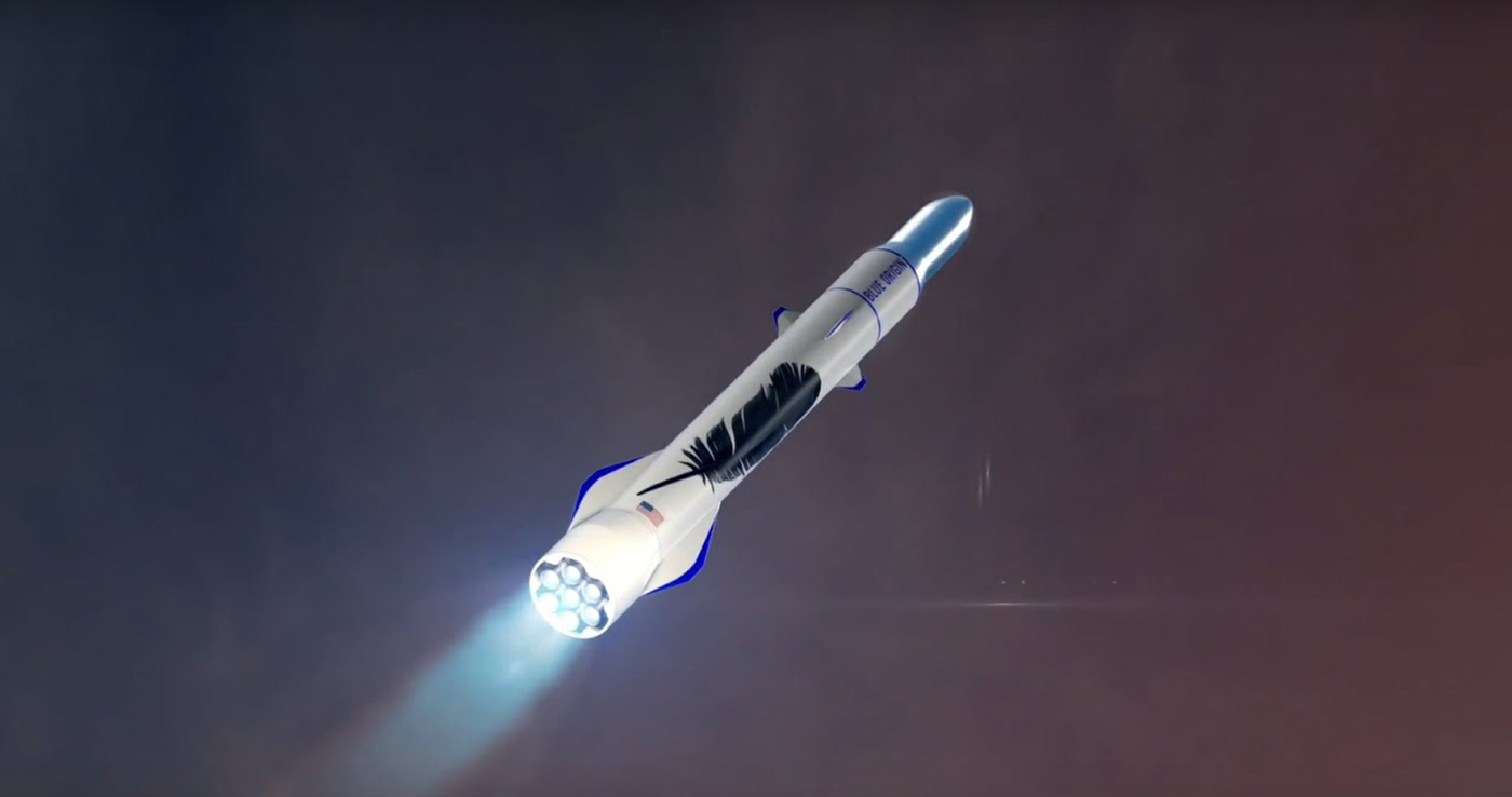 #video | Company Blue Origin has shown how to fly and land its rockets 