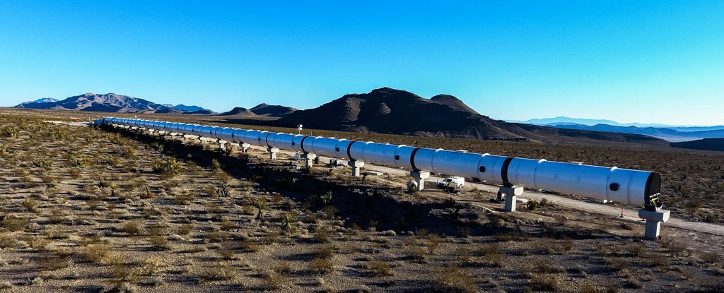 First look at the transport system of the new generation of Hyperloop One