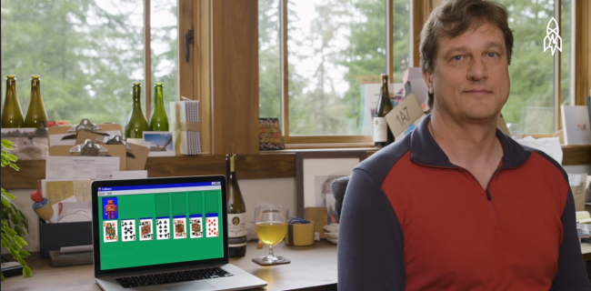 How did the legendary solitaire for Windows?