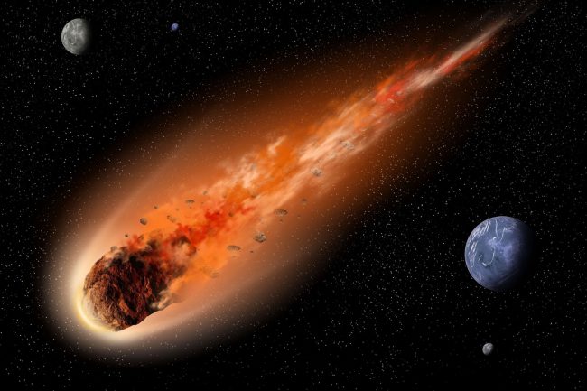 What do the hunters for asteroids?