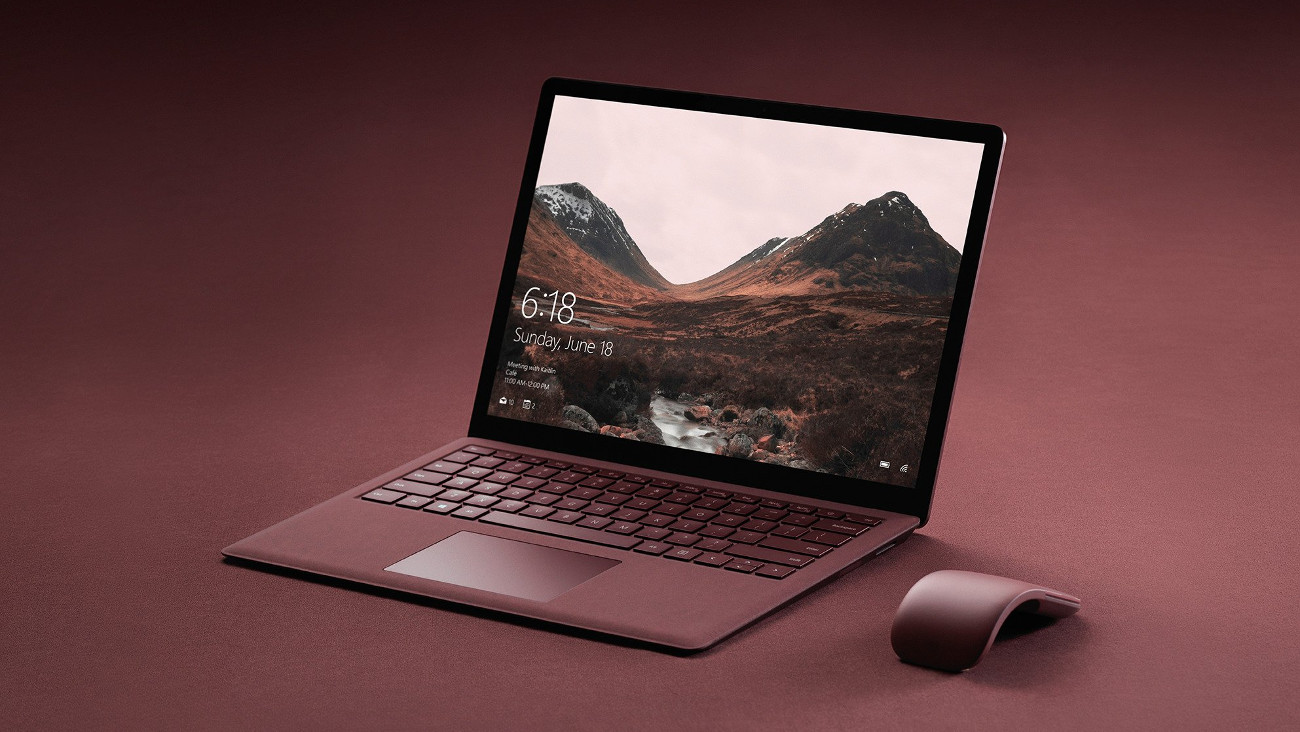 Microsoft has announced the notebook Surface Laptop running Windows 10's