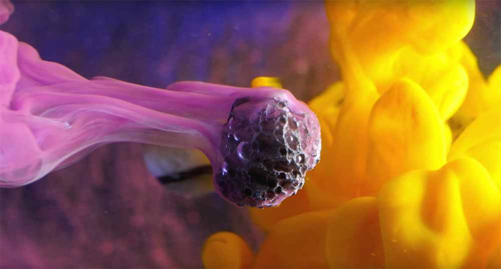 #video | the Cosmic beauty, created using the normal color inks