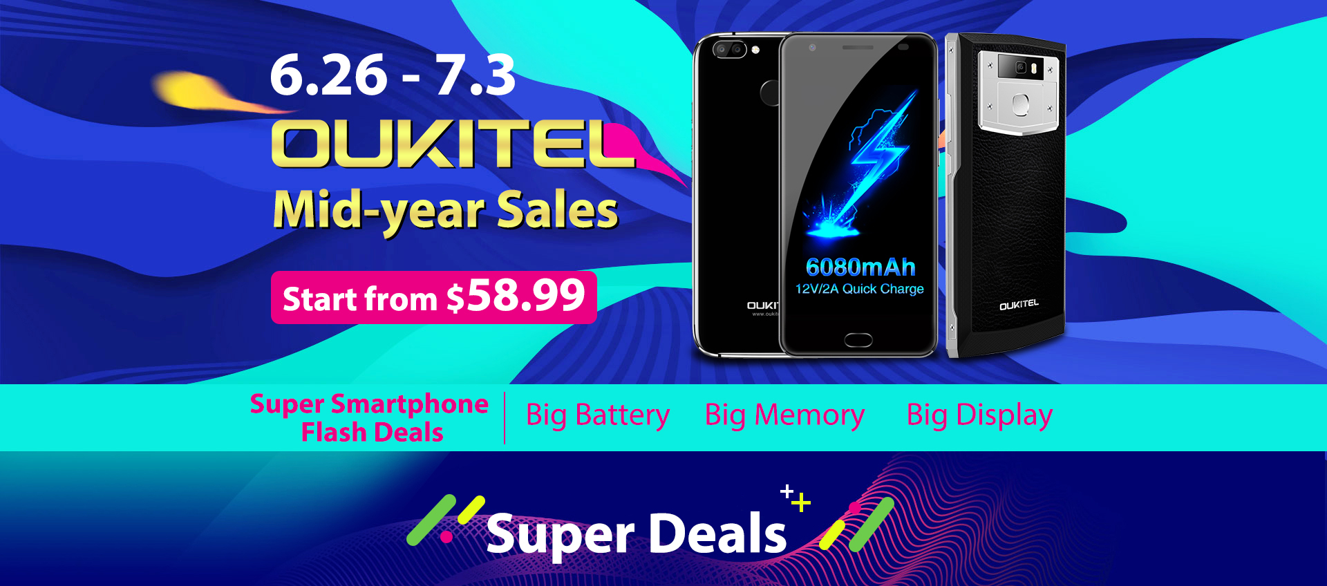 Summer sale from OUKITEL: hurry up to grab the smartphone for a penny!
