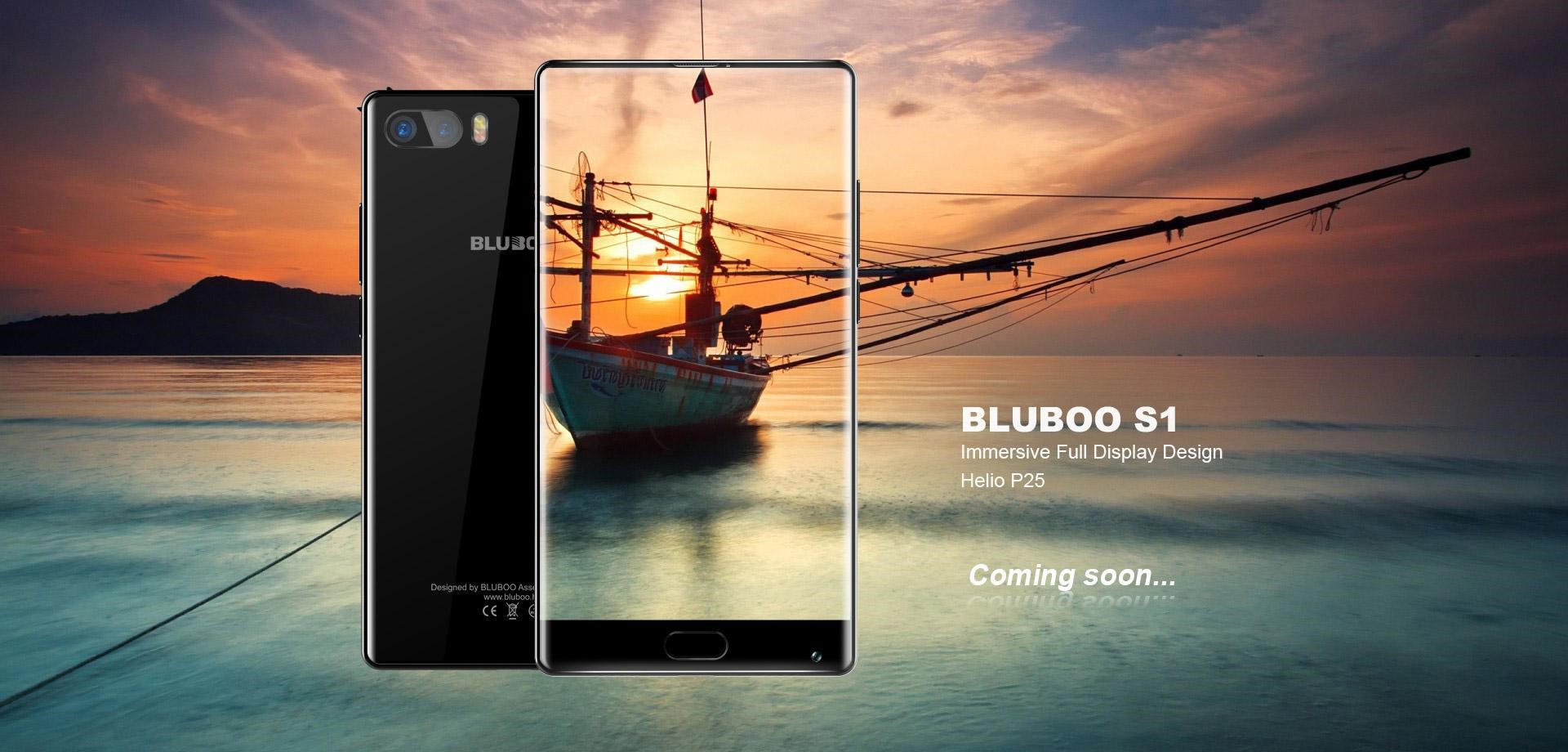 Frameless smartphone BLUBOO S1 you can obtain free